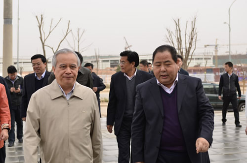 全國(guó)政協(xié)副主席王欽敏一行考察“亞太新區(qū)總部基地”項(xiàng)目
